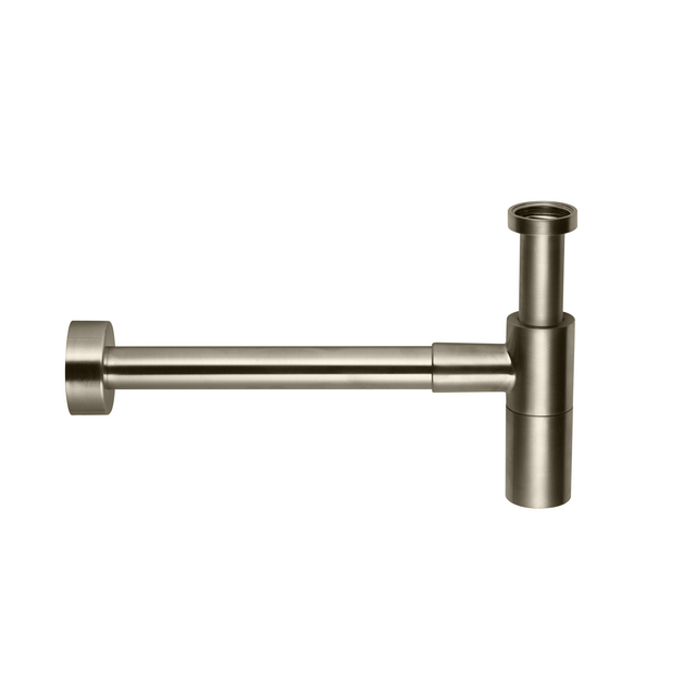 VATTENLÅS XACC167 UTLOPPSRÖR VÄGG BRUSHED NICKEL | Beijerbygg Byggmaterial